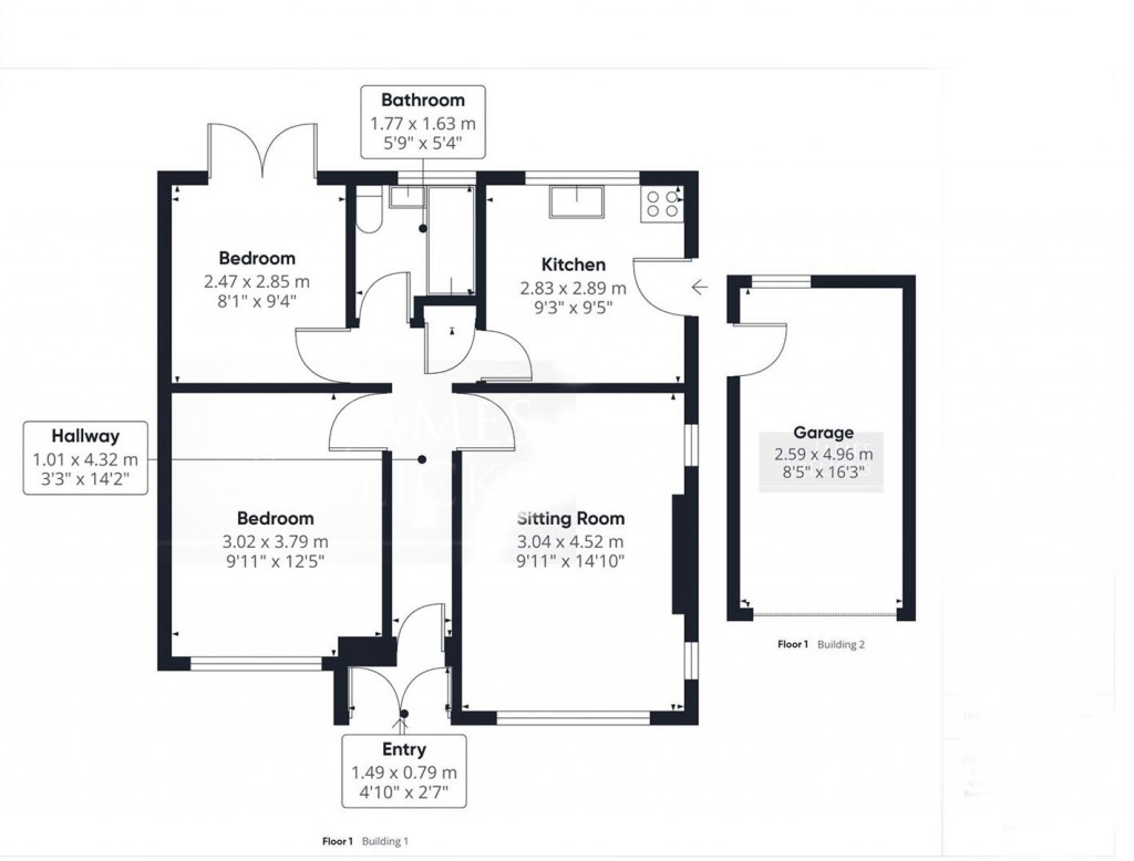 Floorplans For Hammond Way, Market Harborough
