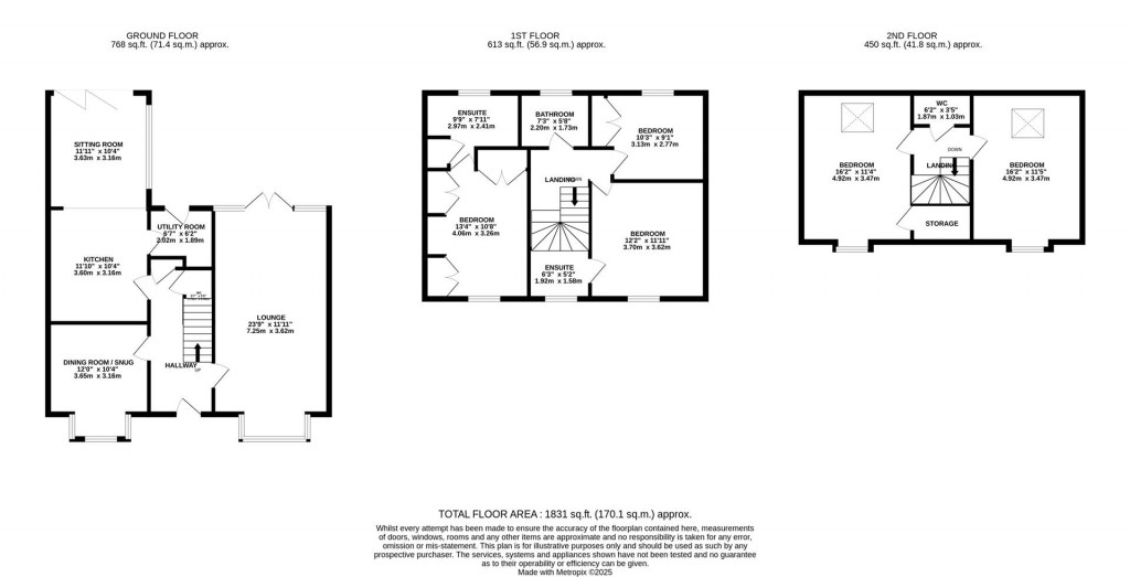 Floorplans For Sulgrave Street, Barton Seagrave, Kettering