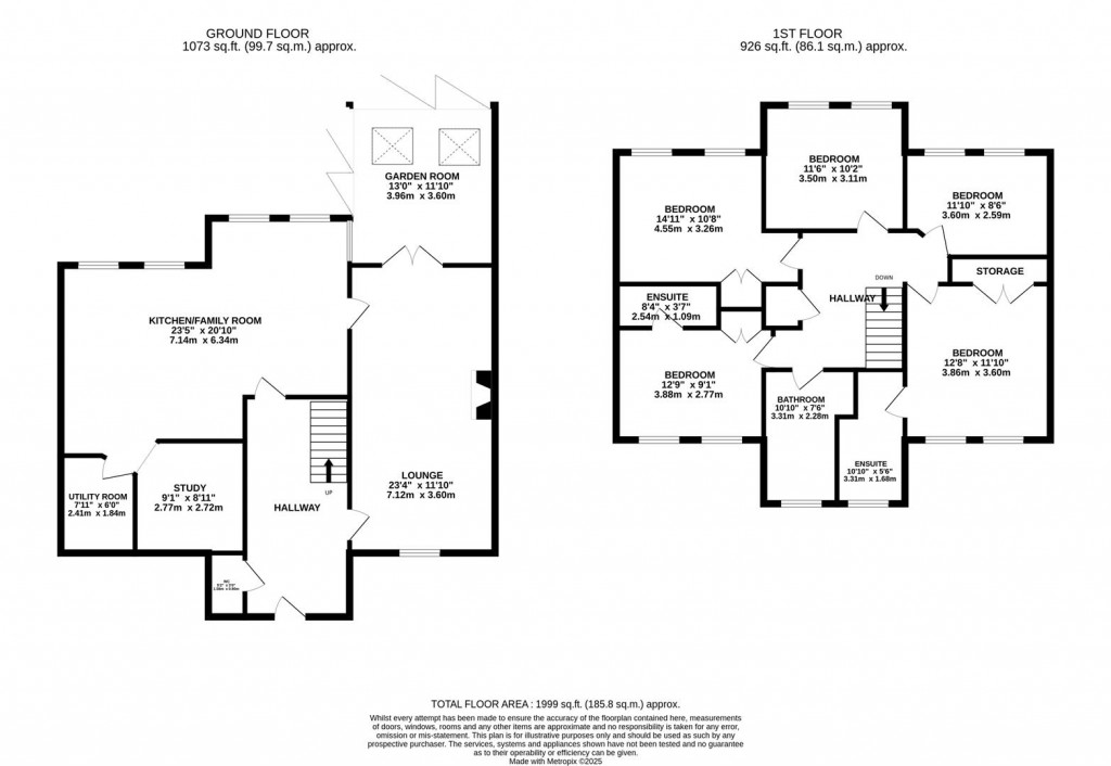 Floorplans For Swift Close, Grange Park, Northampton