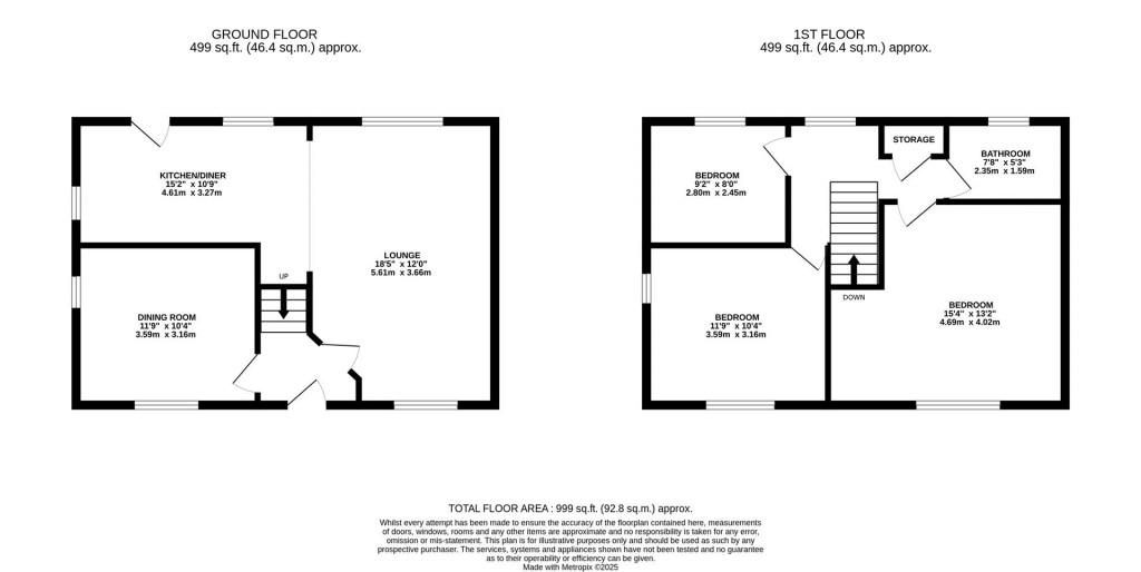Floorplans For Compton Place, Kettering