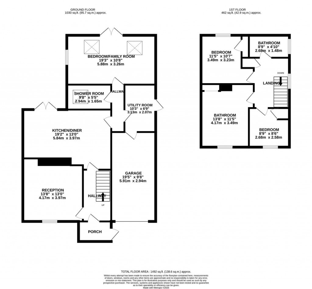 Floorplans For The Crescent, Burton Latimer