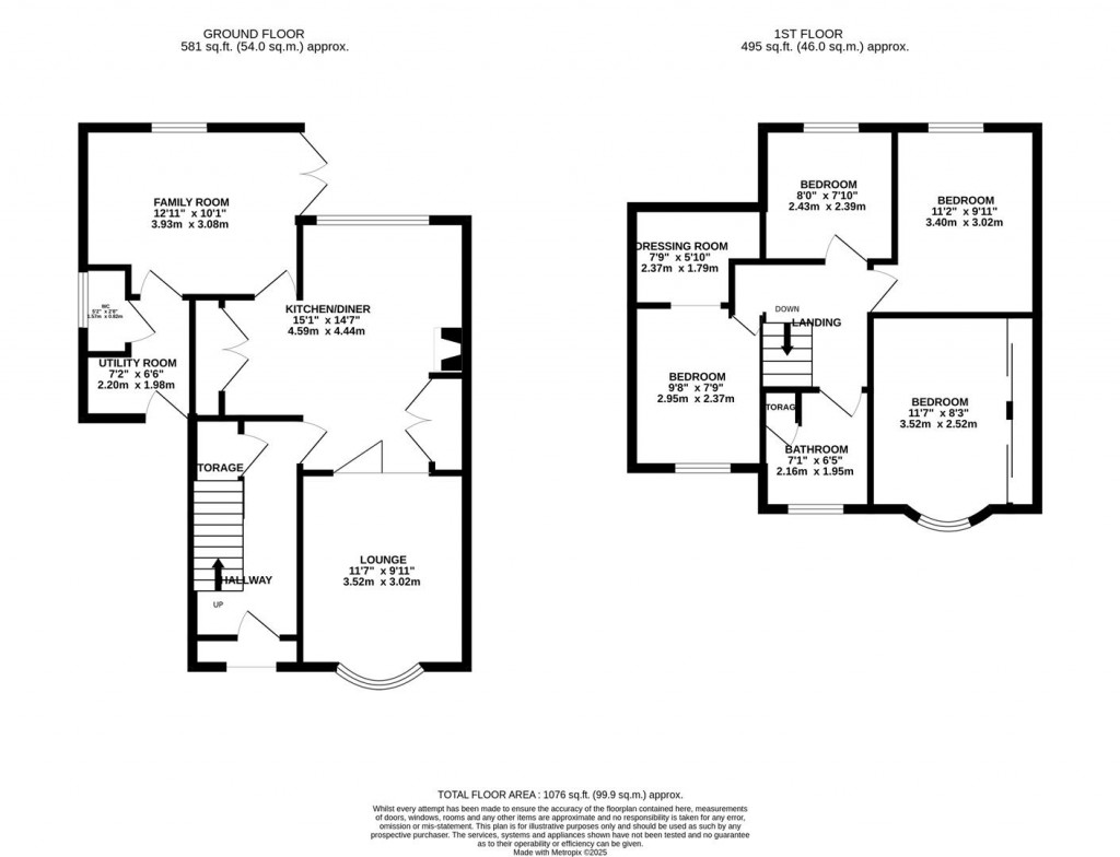 Floorplans For Waverley Road, Kettering