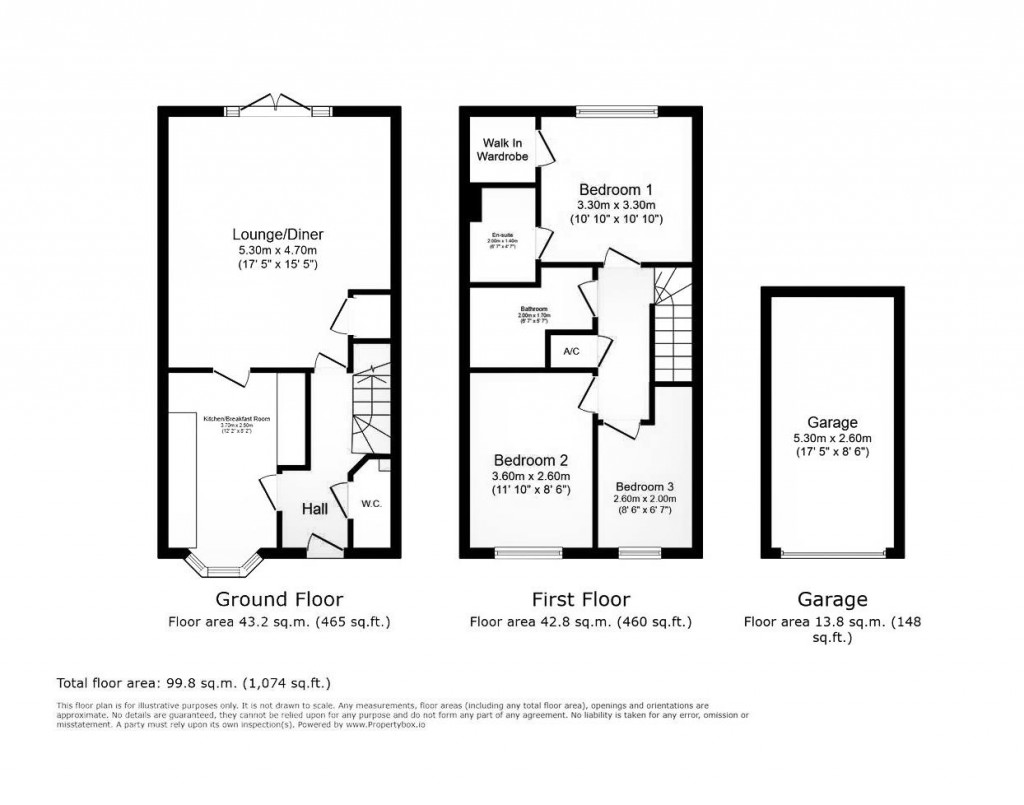 Floorplans For Goodwood Close, Burton Latimer