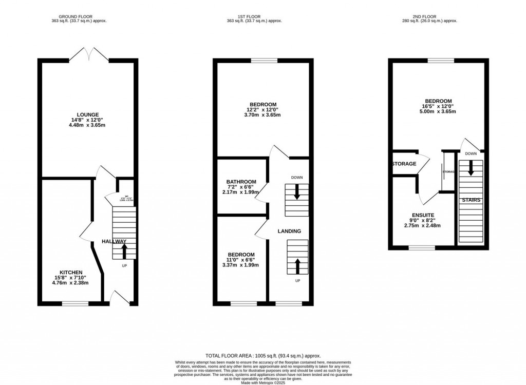 Floorplans For Clarendon Close, Lt Stanion, Corby