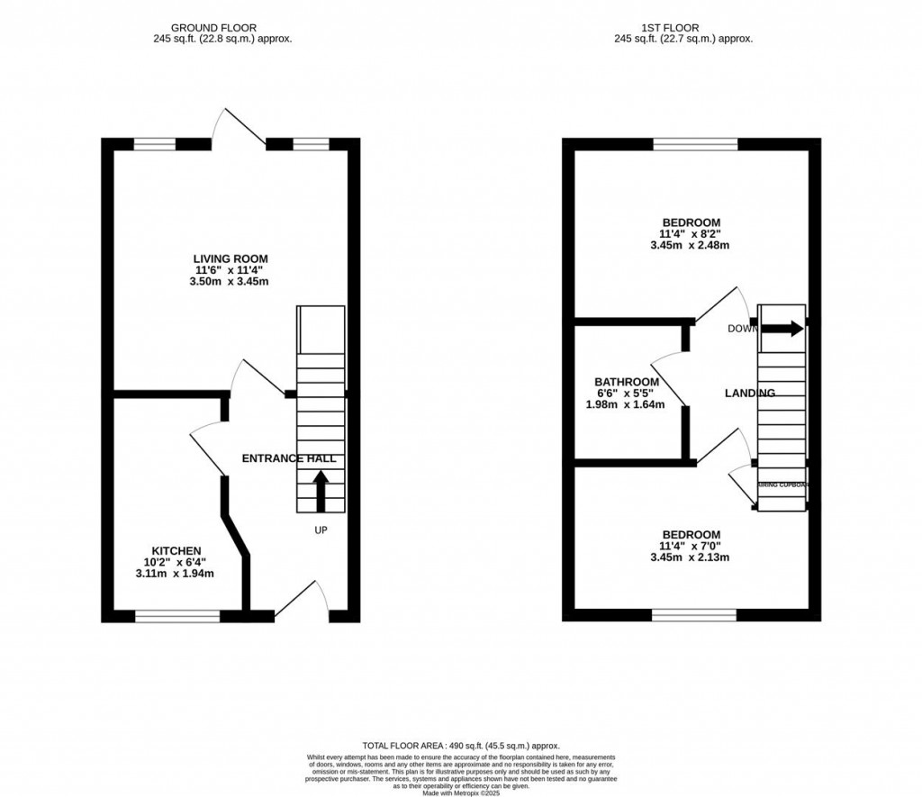 Floorplans For Balmoral Close, Wellingborough