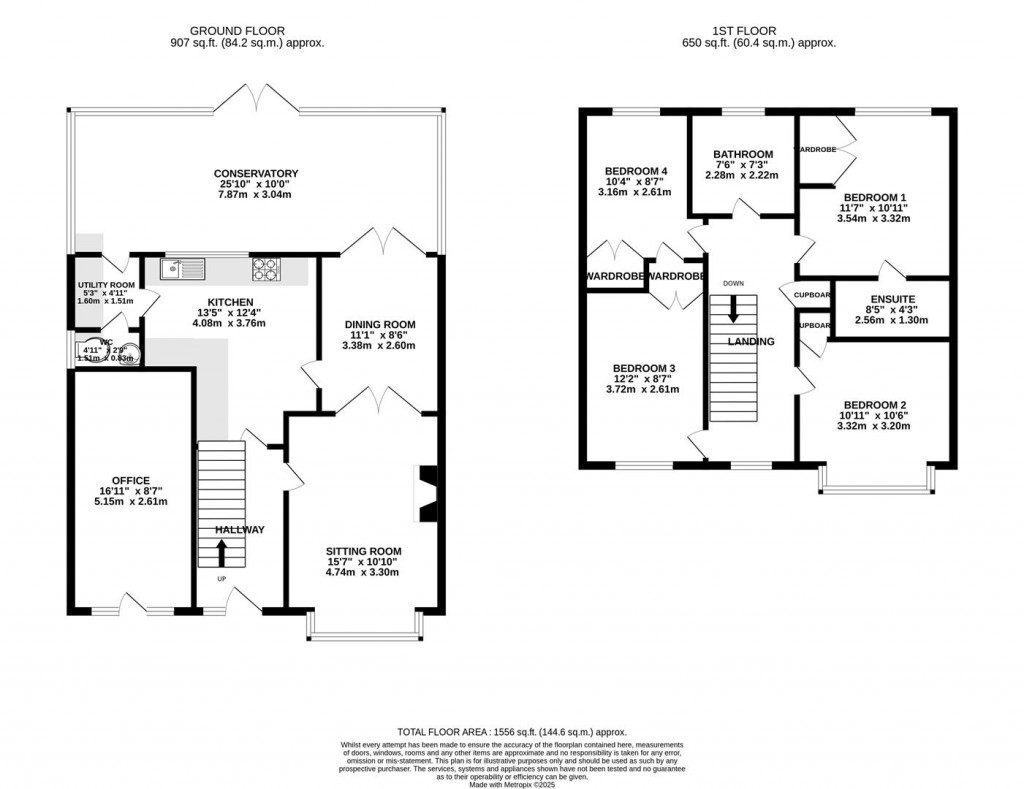 Floorplans For Mill Road, Woodford, Kettering