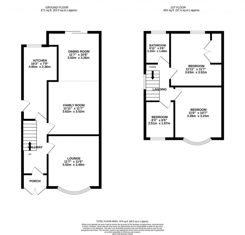 Floorplans For Fourth Avenue, Wellingborough