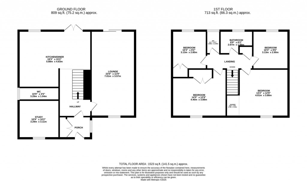 Floorplans For High Street, Kislingbury, Northampton
