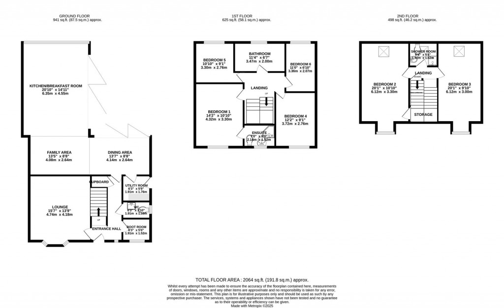 Floorplans For Aintree Drive, Rushden