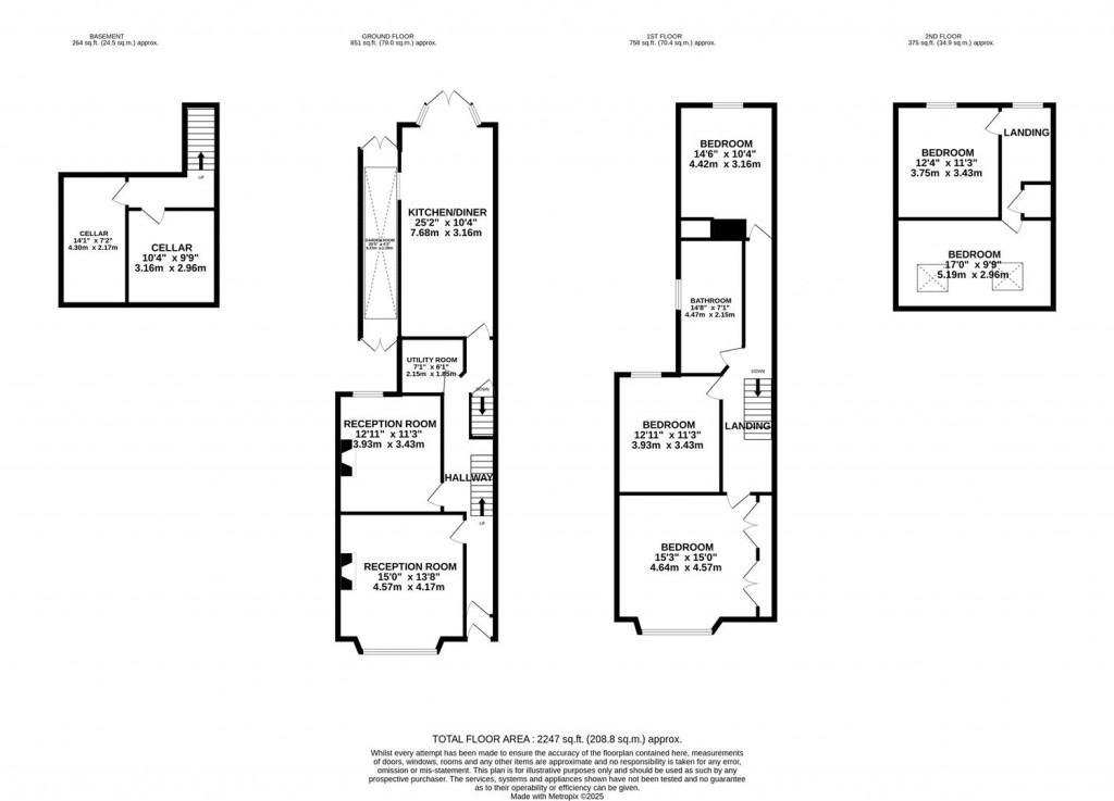 Floorplans For Abington Avenue, Northampton