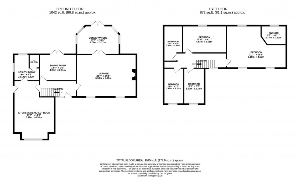 Floorplans For Bancroft Road, Cottingham, Market Harborough