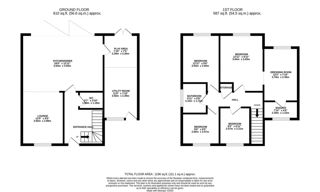 Floorplans For Blackwell Hill, Northampton