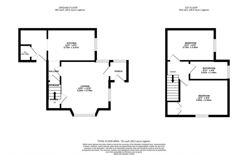 Floorplans For Florence Road, Northampton