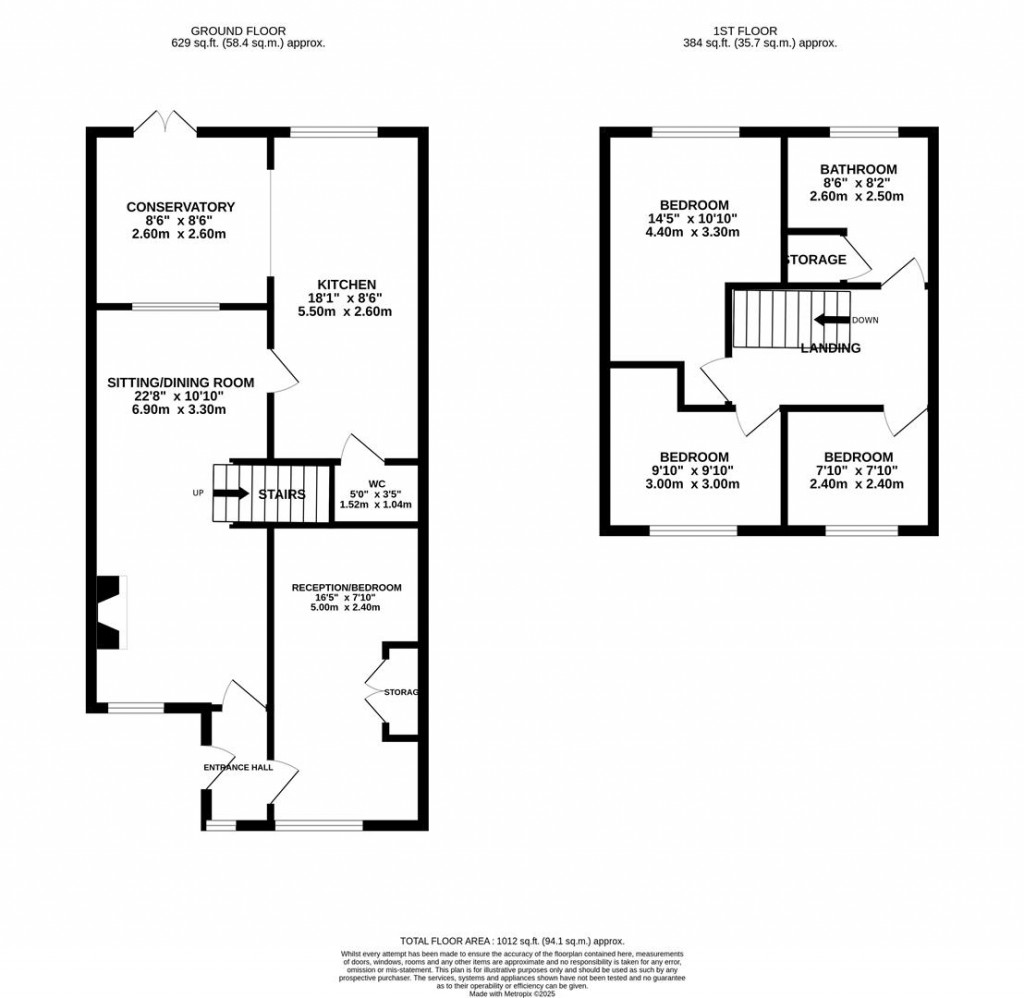 Floorplans For Glastonbury Close, Kettering