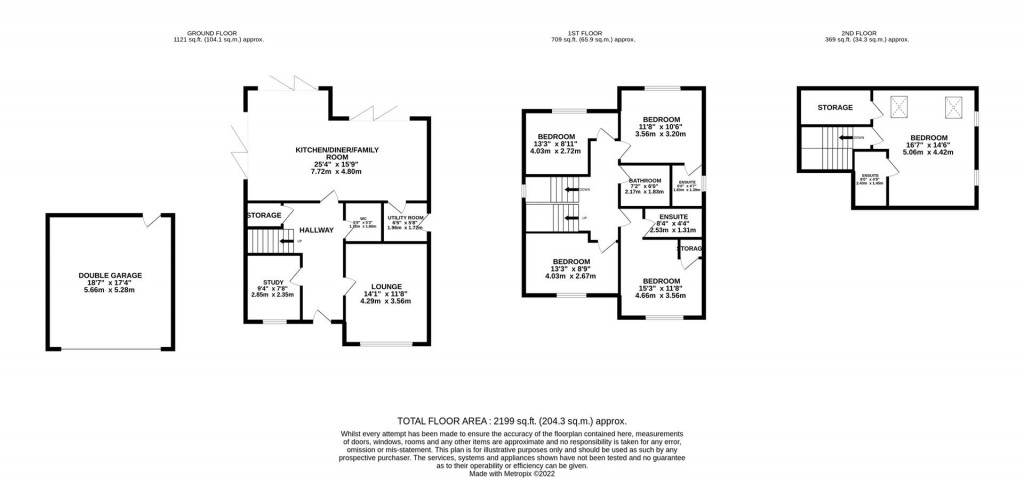 Floorplans For Yateley Drive, Barton Seagrave