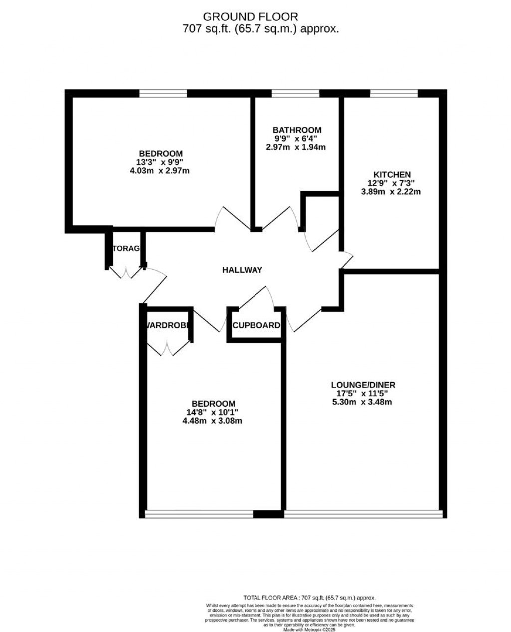 Floorplans For Cliftonville Court, Northampton