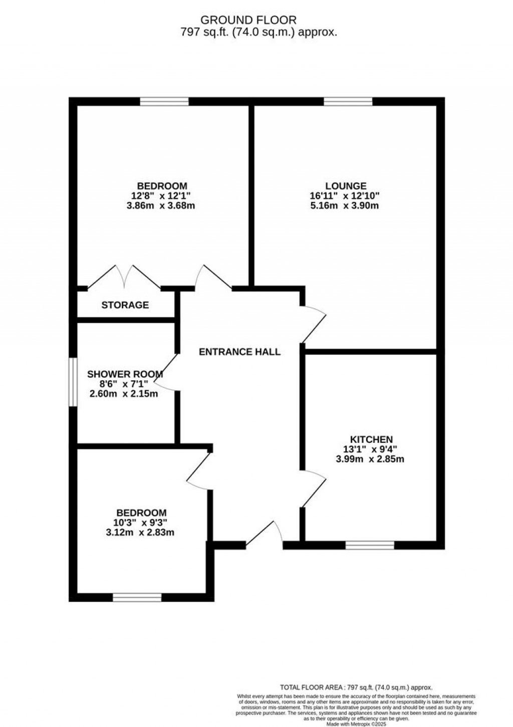 Floorplans For Hayway, Off Honeysuckle Way, Raunds