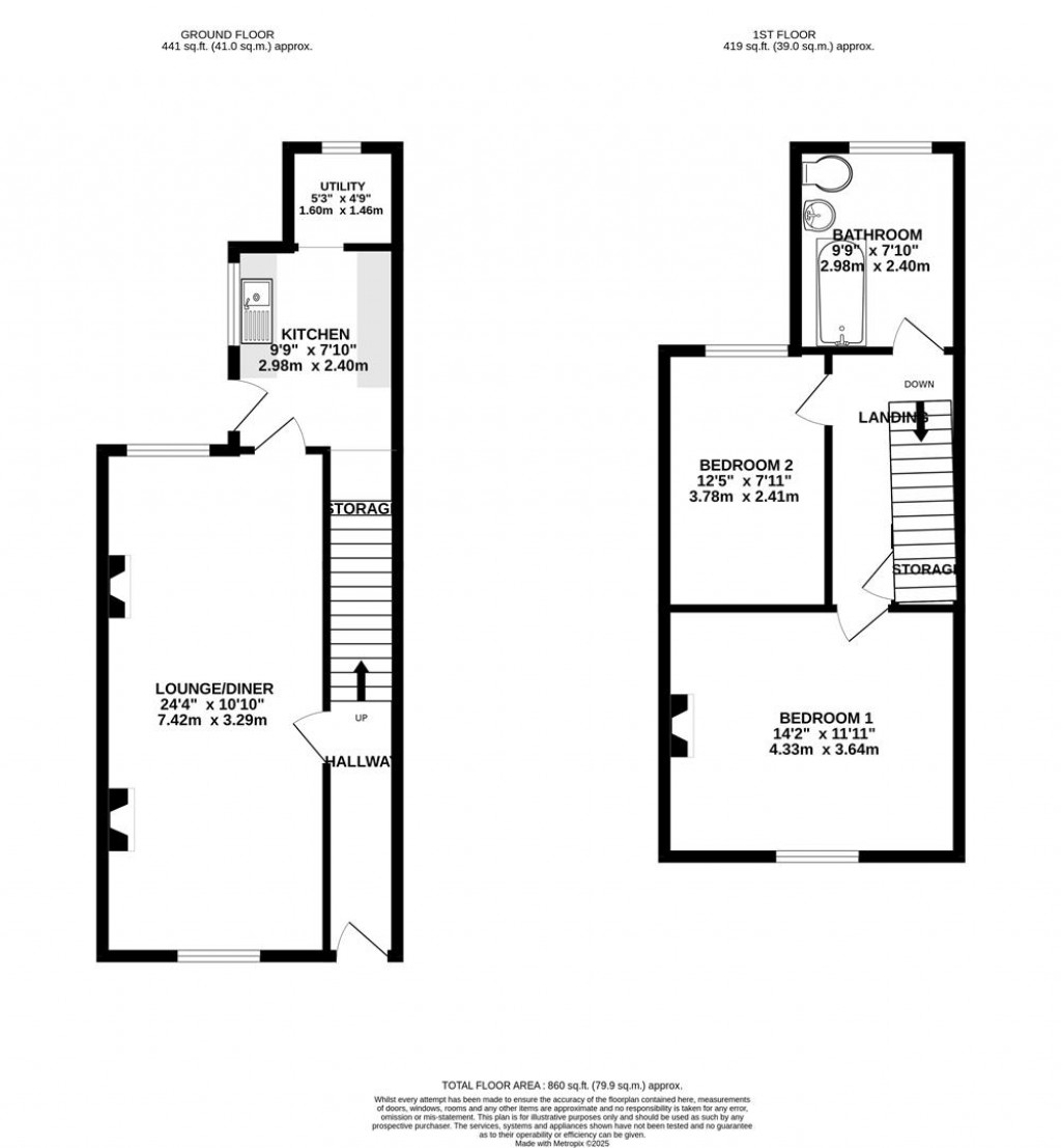 Floorplans For Scotland Street, Kettering