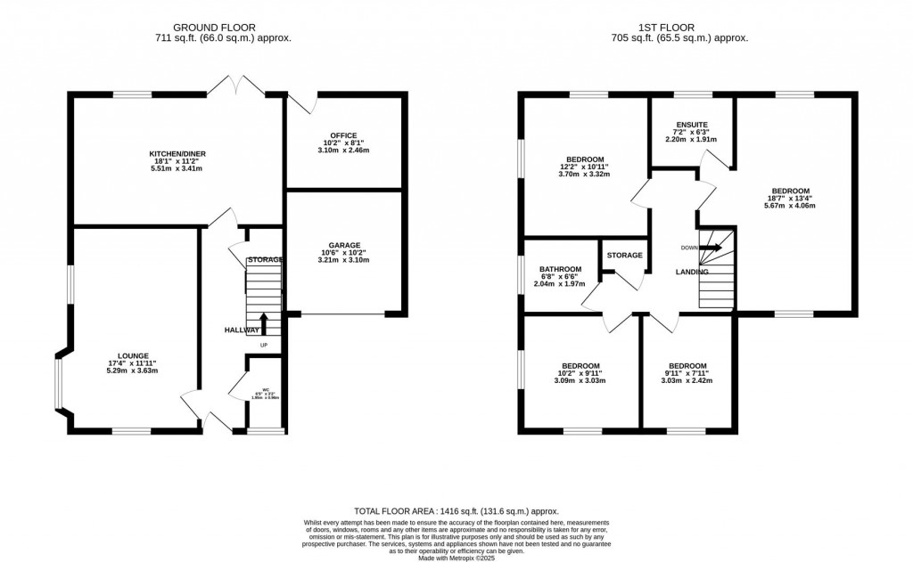 Floorplans For Buttercup Close, Raunds