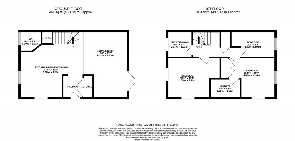 Floorplans For Steeplechase Way, Market Harborough