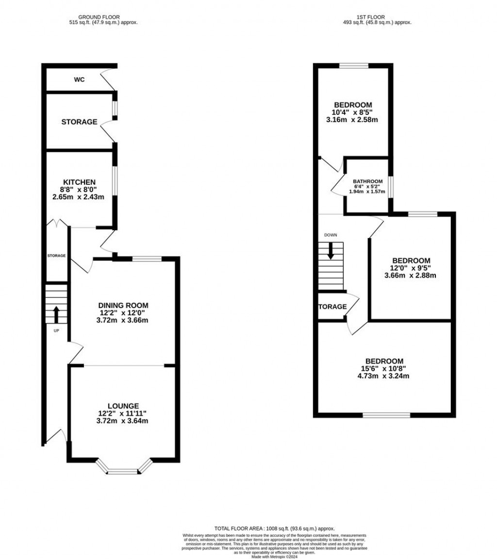 Floorplans For Wellingborough Road, Rushden