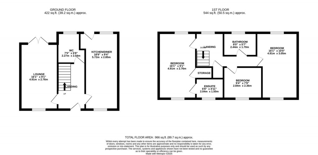 Floorplans For Steeple Way, Rushden