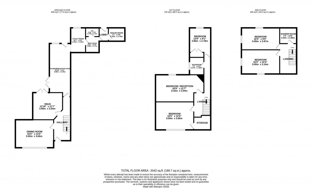 Floorplans For High Street, Husbands Bosworth, Lutterworth