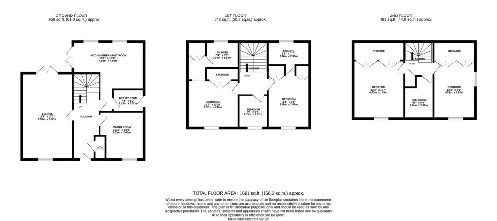 Floorplans For Spencer Road, Wellingborough