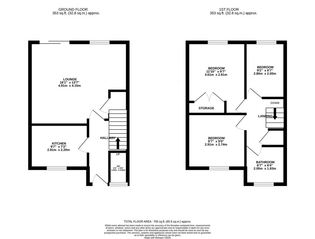 Floorplans For St. Vincents Avenue, Kettering