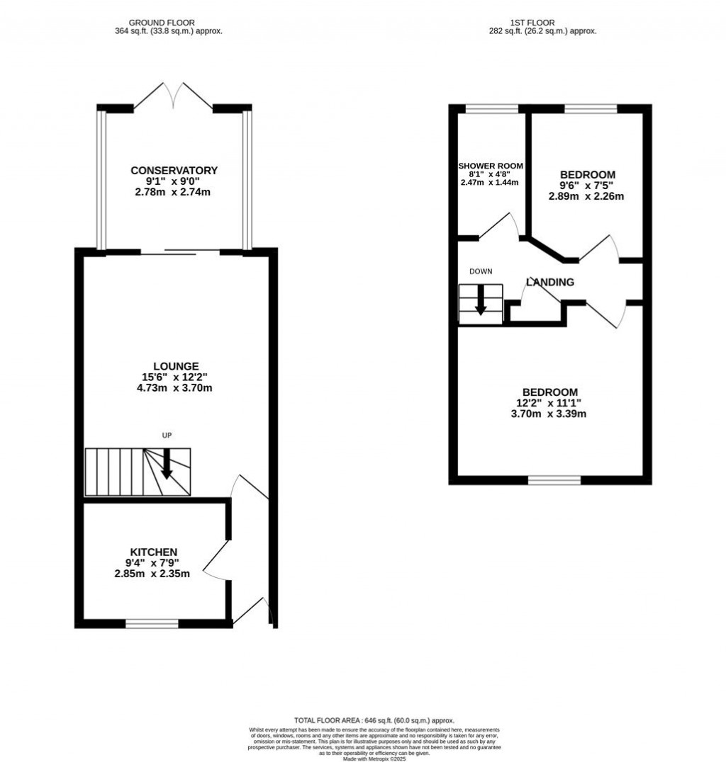 Floorplans For Wood Street, Higham Ferrers