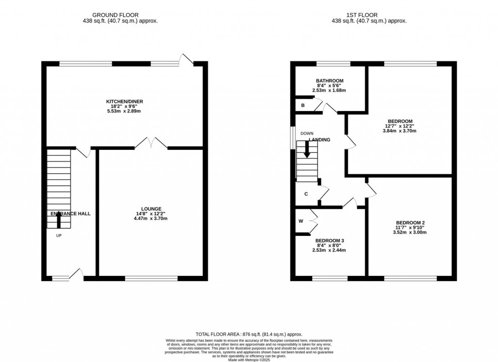 Floorplans For Churchill Way, Burton Latimer