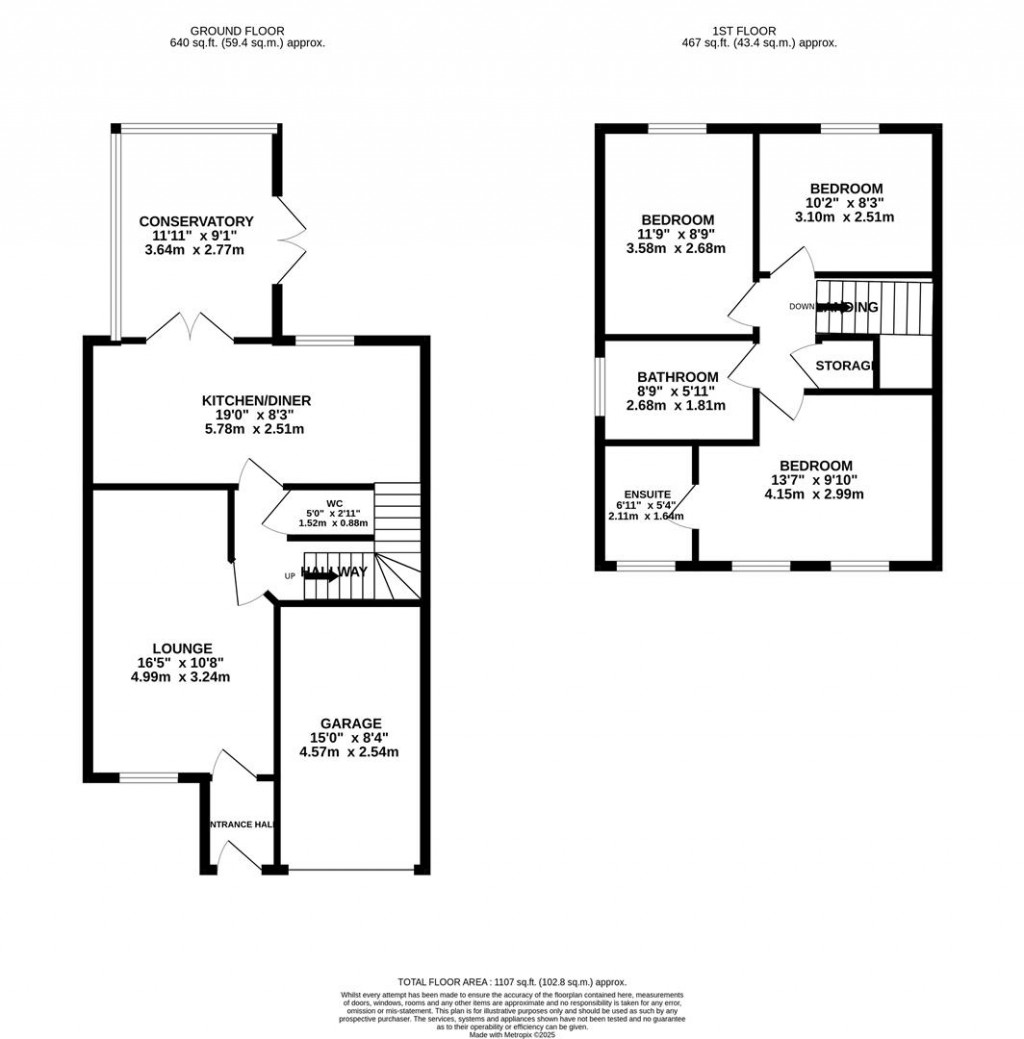 Floorplans For Willow Way, Raunds