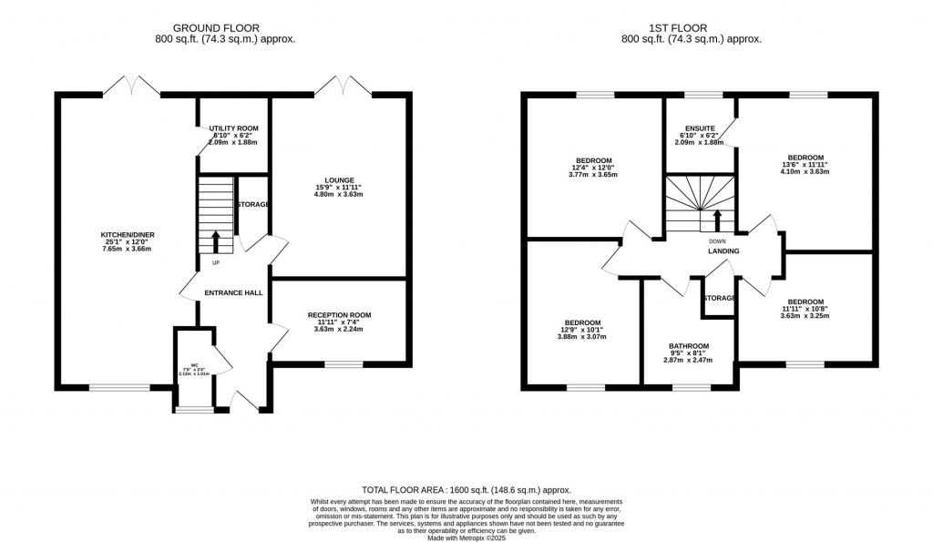 Floorplans For Hayway, off Honeysuckle Way, Raunds