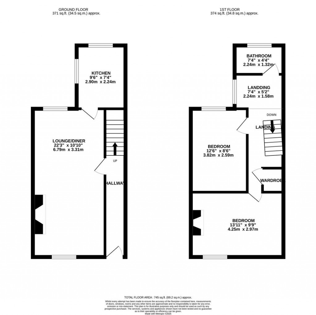 Floorplans For Granville Street, Kettering