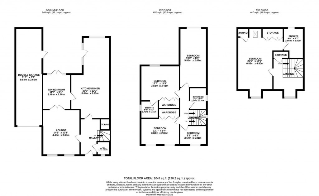 Floorplans For Barley Drive, Burton Latimer