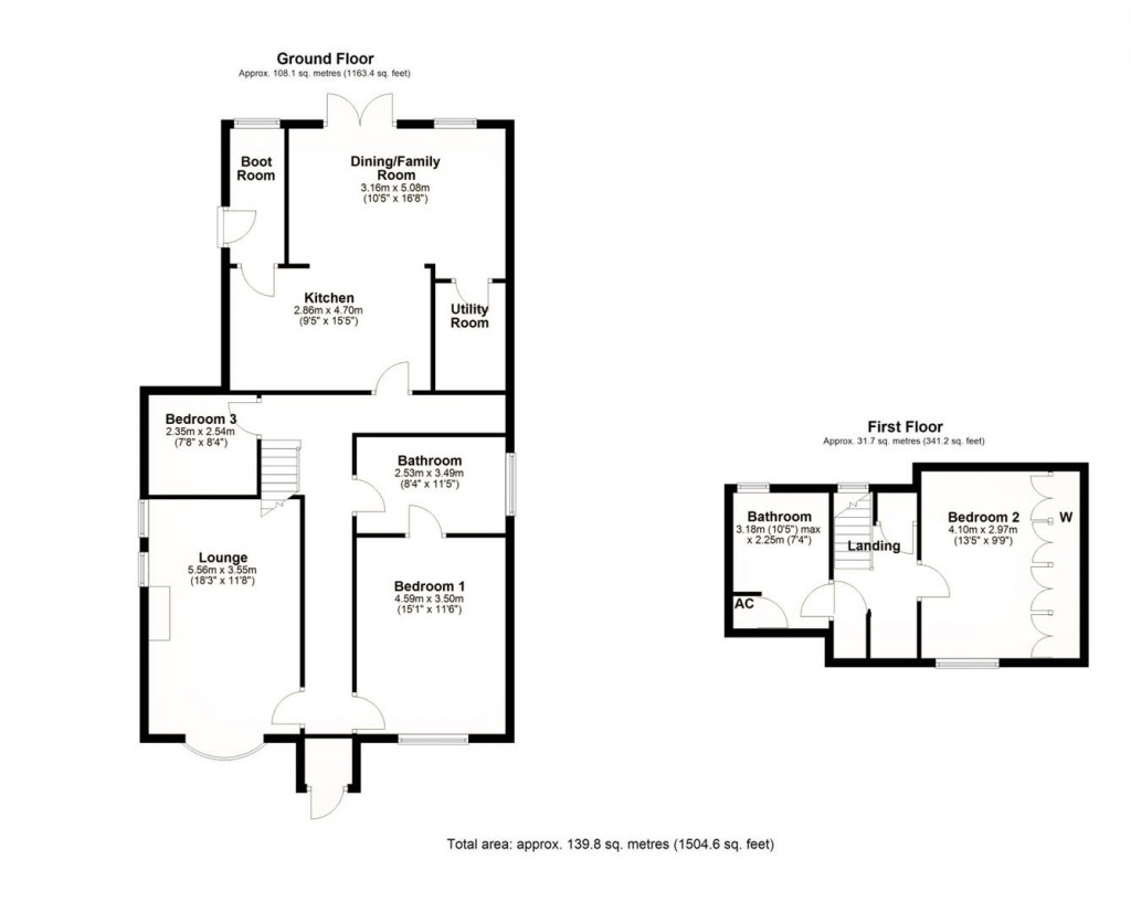 Floorplans For The Ridge, Great Doddington, Wellingborough