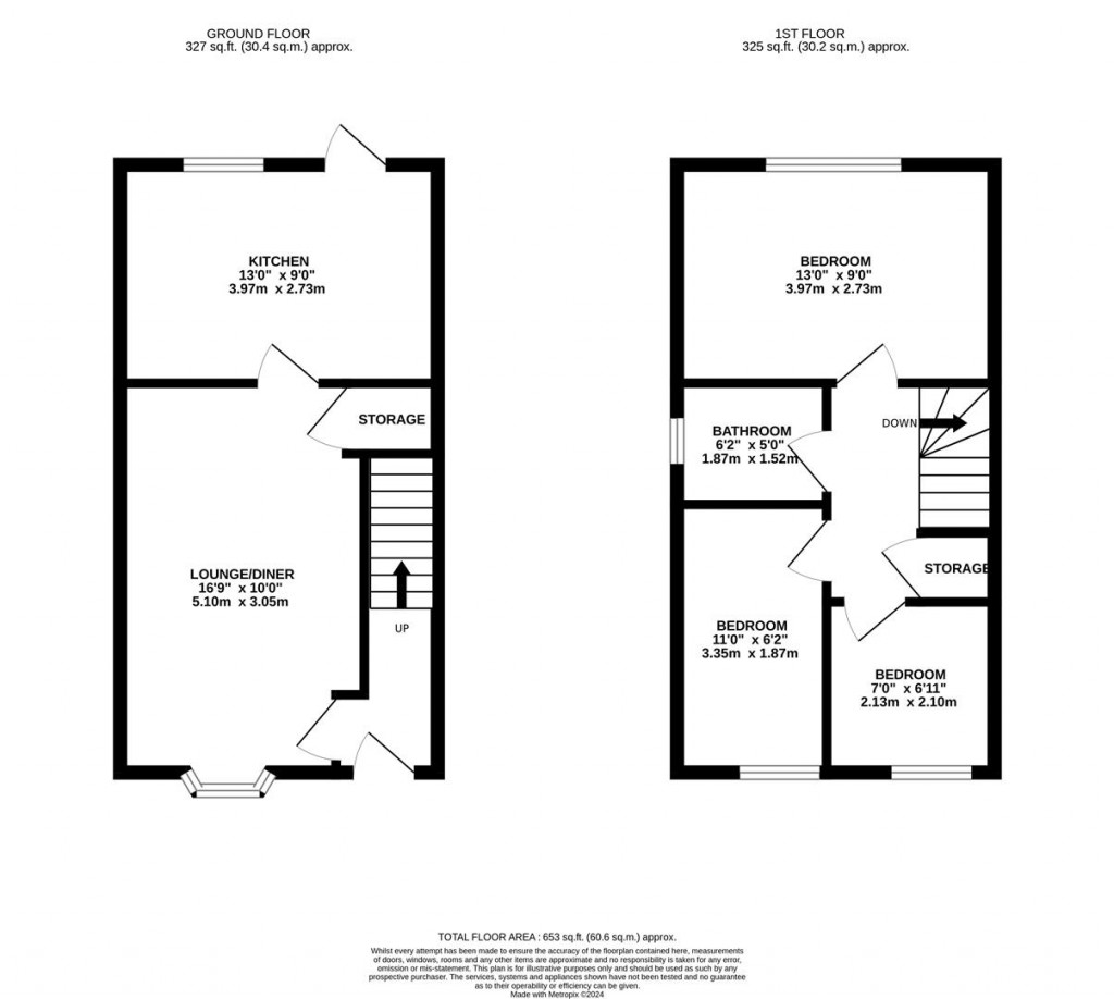 Floorplans For Donne Close, Kettering
