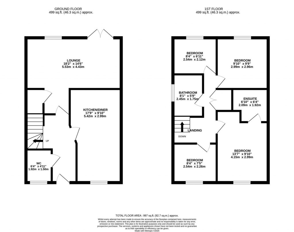 Floorplans For Brockhall Crescent