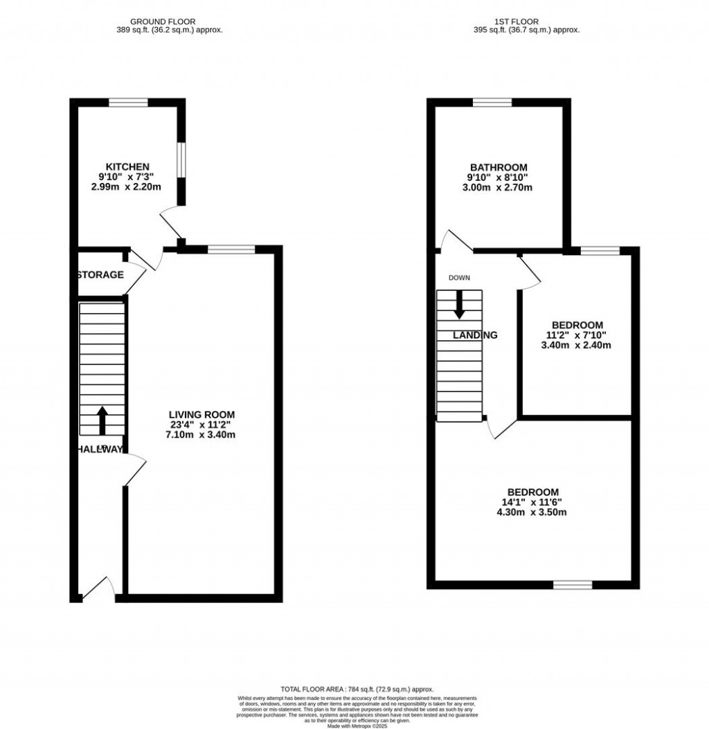 Floorplans For Channing Street, Kettering