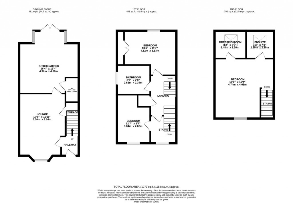 Floorplans For Airfield Road, Market Harborough
