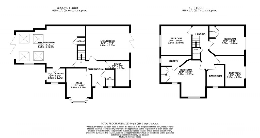 Floorplans For Cornflower Close, Grange Park, Northampton