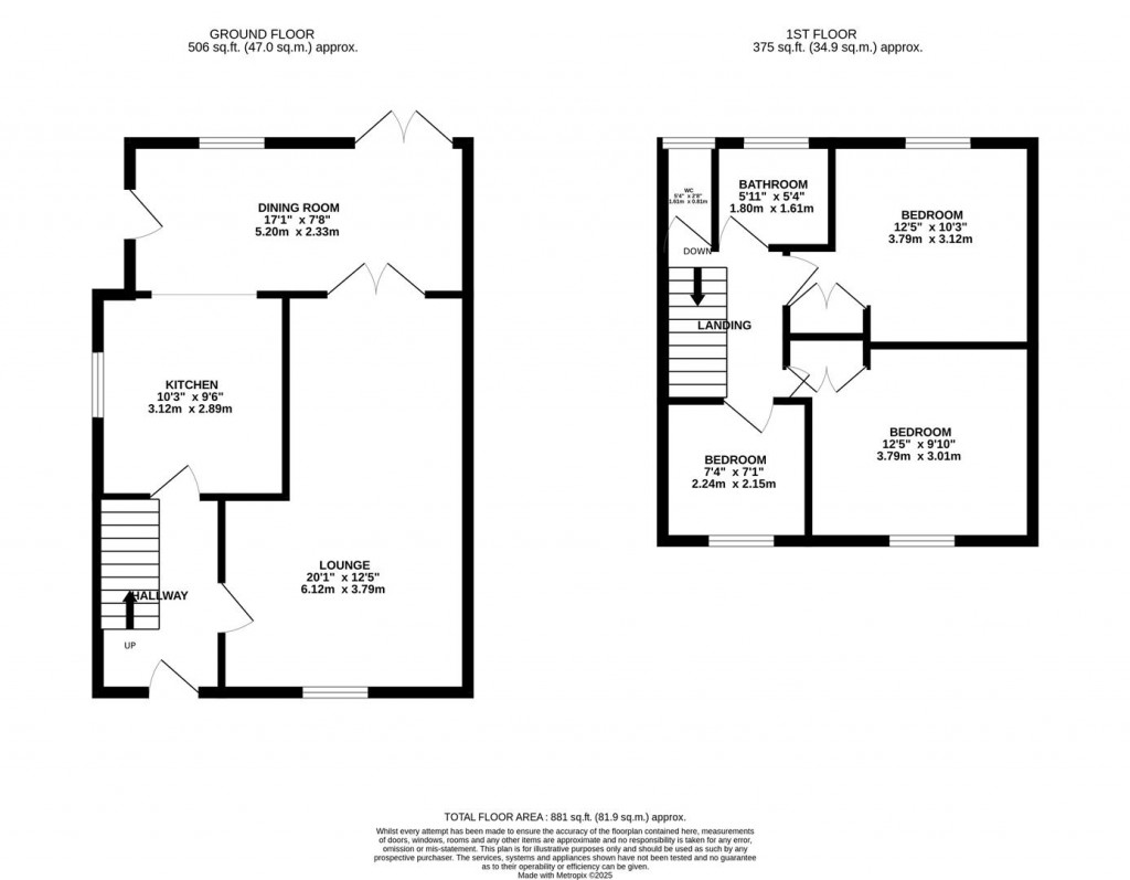 Floorplans For Balfour Drive, Rothwell, Kettering