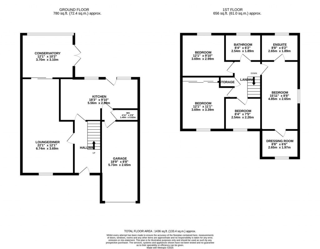 Floorplans For Grange Road, Wellingborough