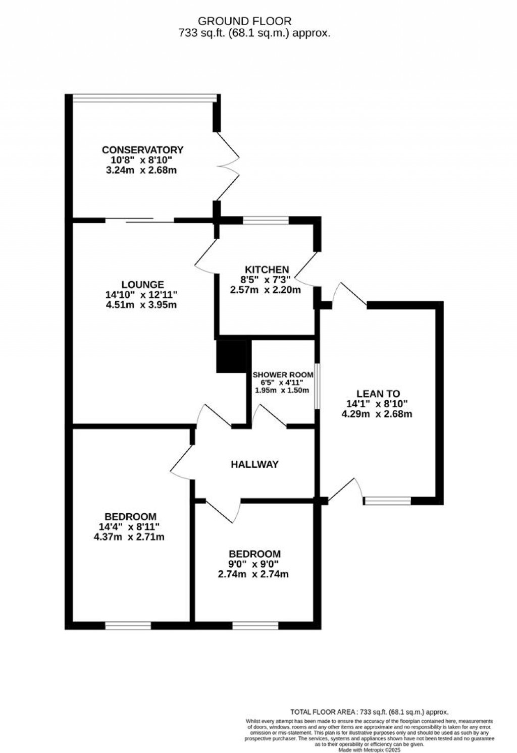 Floorplans For Warwick Road, Wellingborough