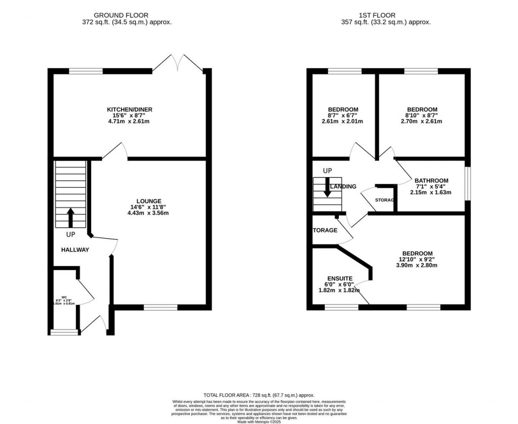 Floorplans For Manningham Lane, Barton Seagrave
