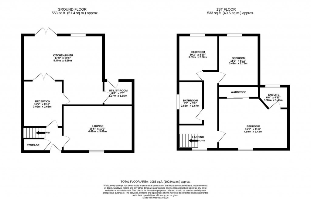 Floorplans For Isham Road, Pytchley, Kettering