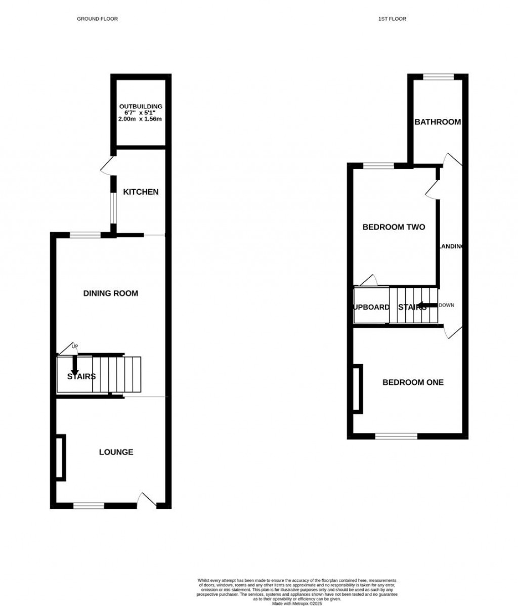 Floorplans For Gladstone Street, Market Harborough