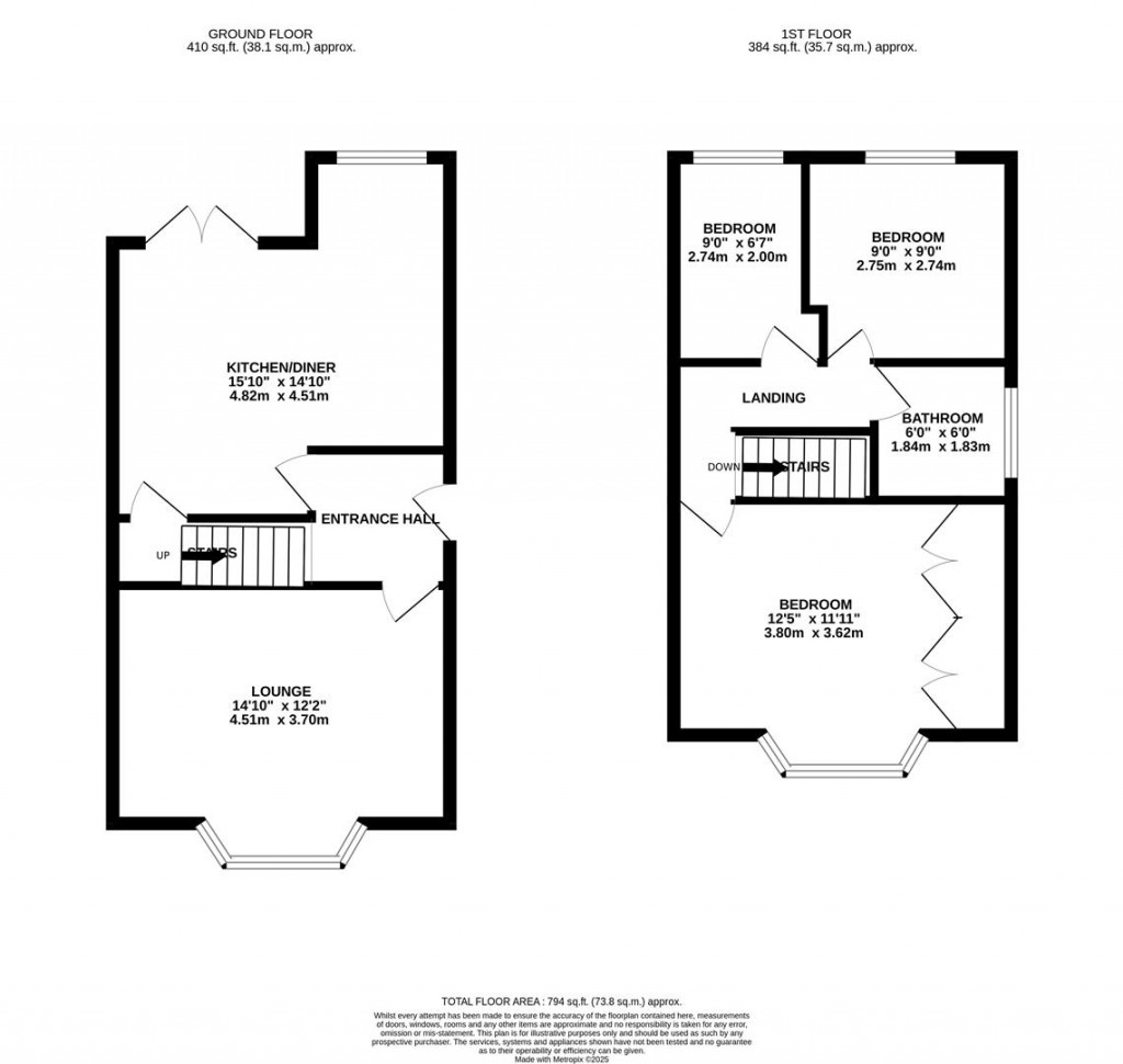 Floorplans For Wallis Road, Kettering