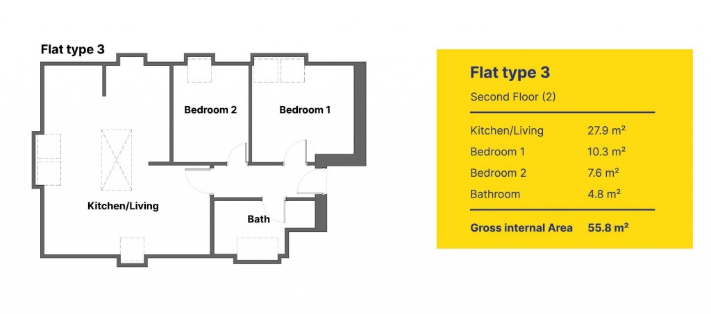 Floorplans For Western Avenue, Market Harborough