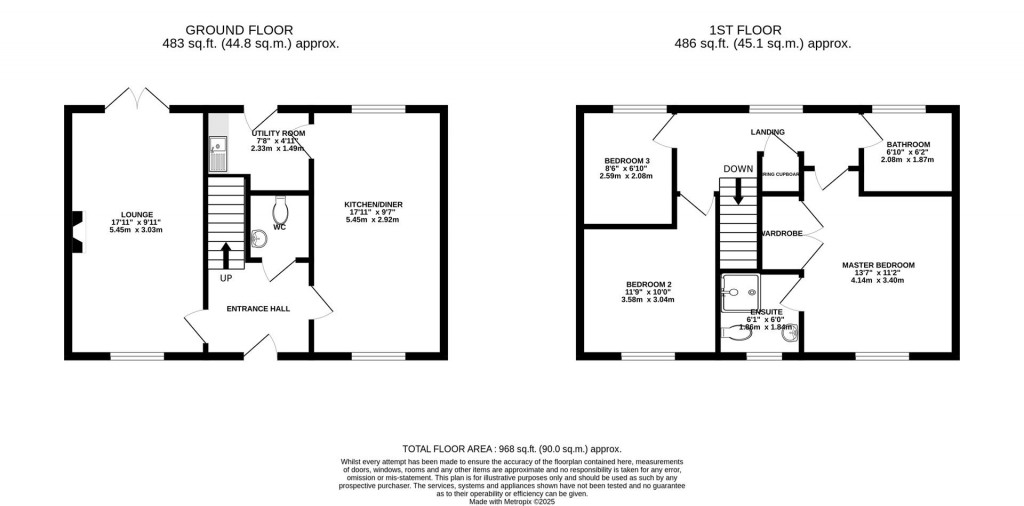 Floorplans For Ashacre Close, Husbands Bosworth